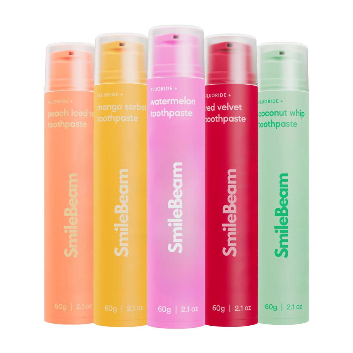 SmileBeam Sada Zubních Past 3+2 Zdarma 5x 60 ml